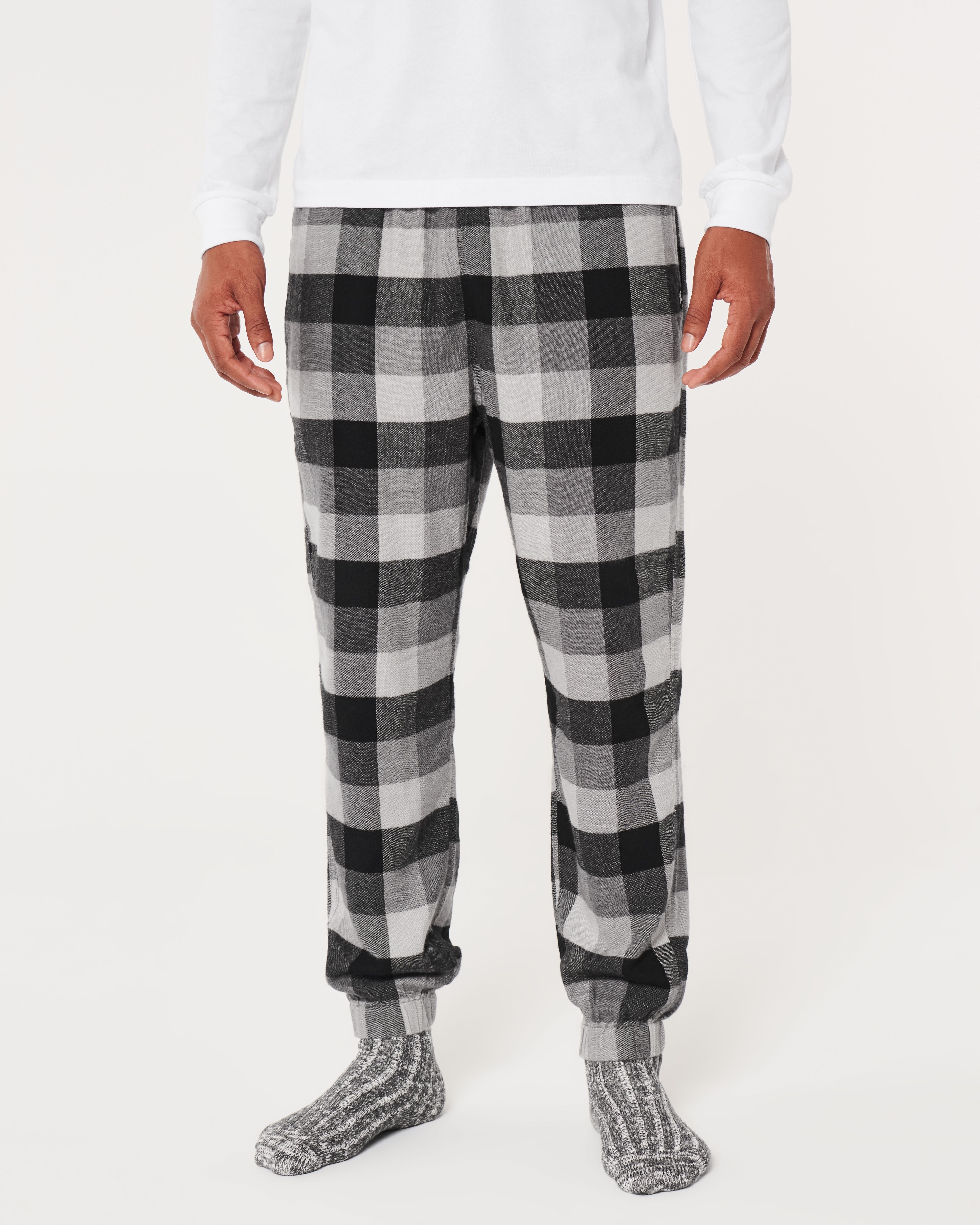 Long-Sleeve Logo Graphic Tee & Pajama Pants Set