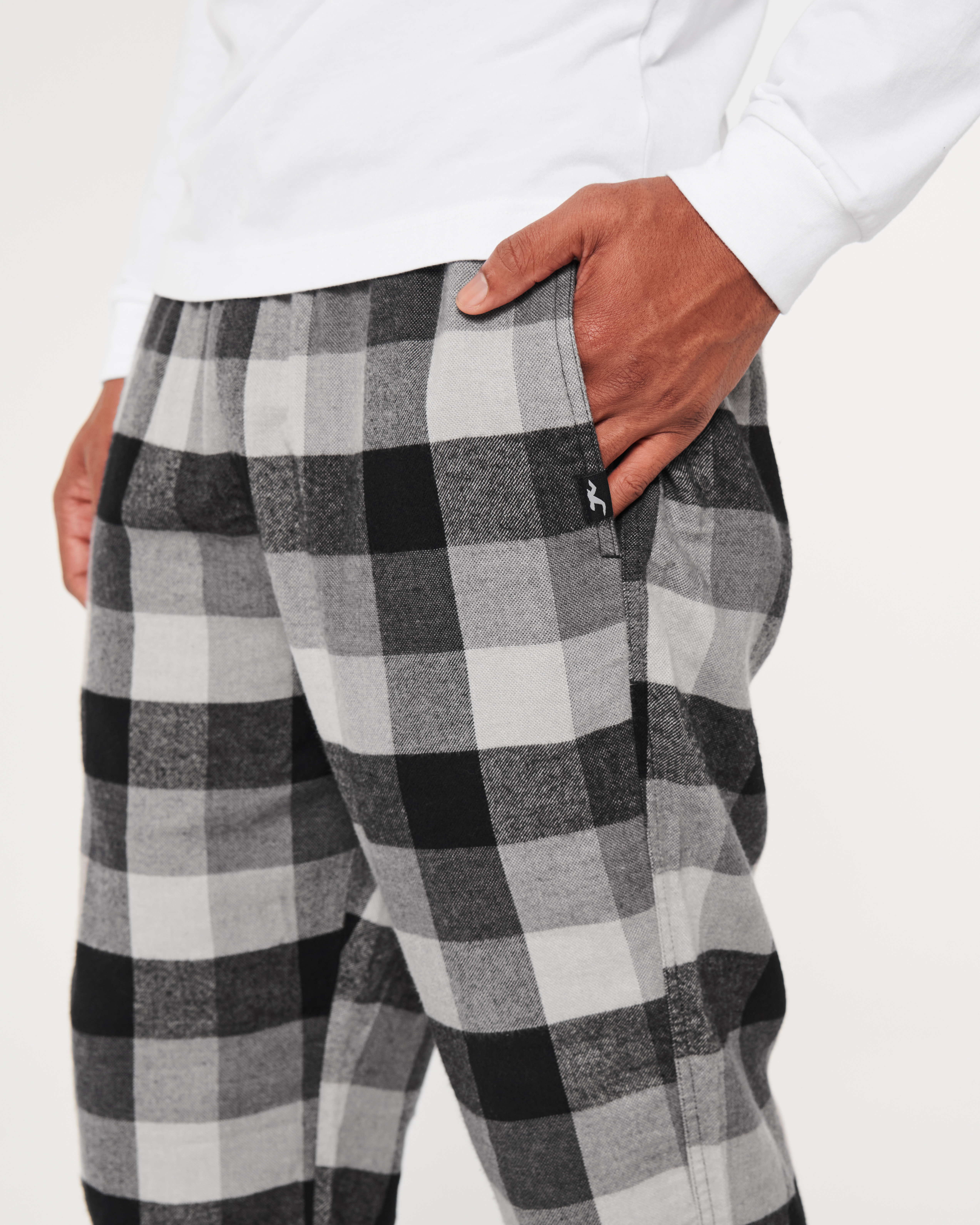 Long-Sleeve Logo Graphic Tee & Pajama Pants Set