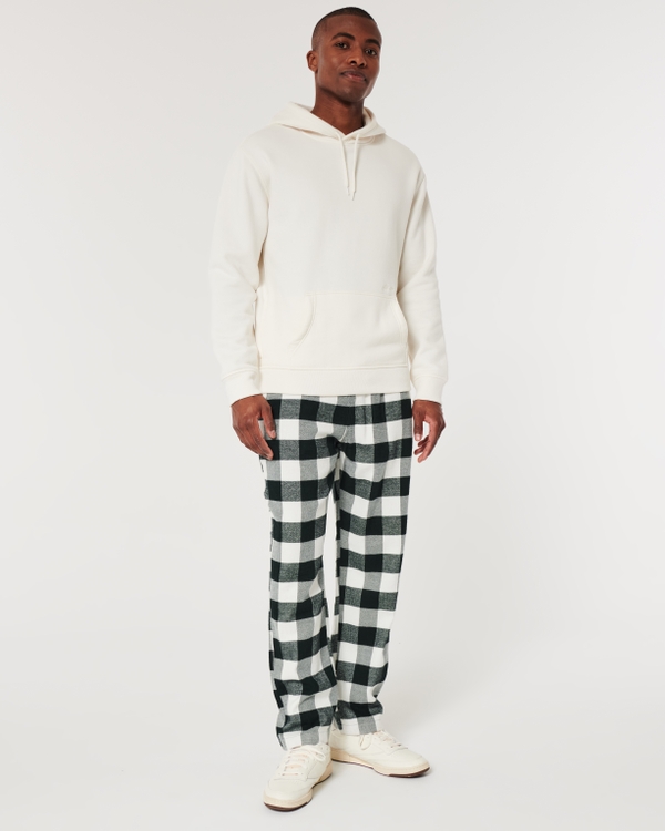 24/7 Pajama Pants, Dark Green Check