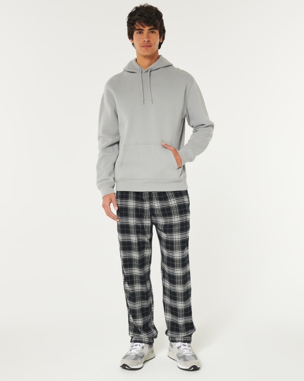 Hollister Flannel Sleep Short ($20) ❤ liked on Polyvore featuring  intimates, sleepwear, pajamas, red plaid, plaid paj…