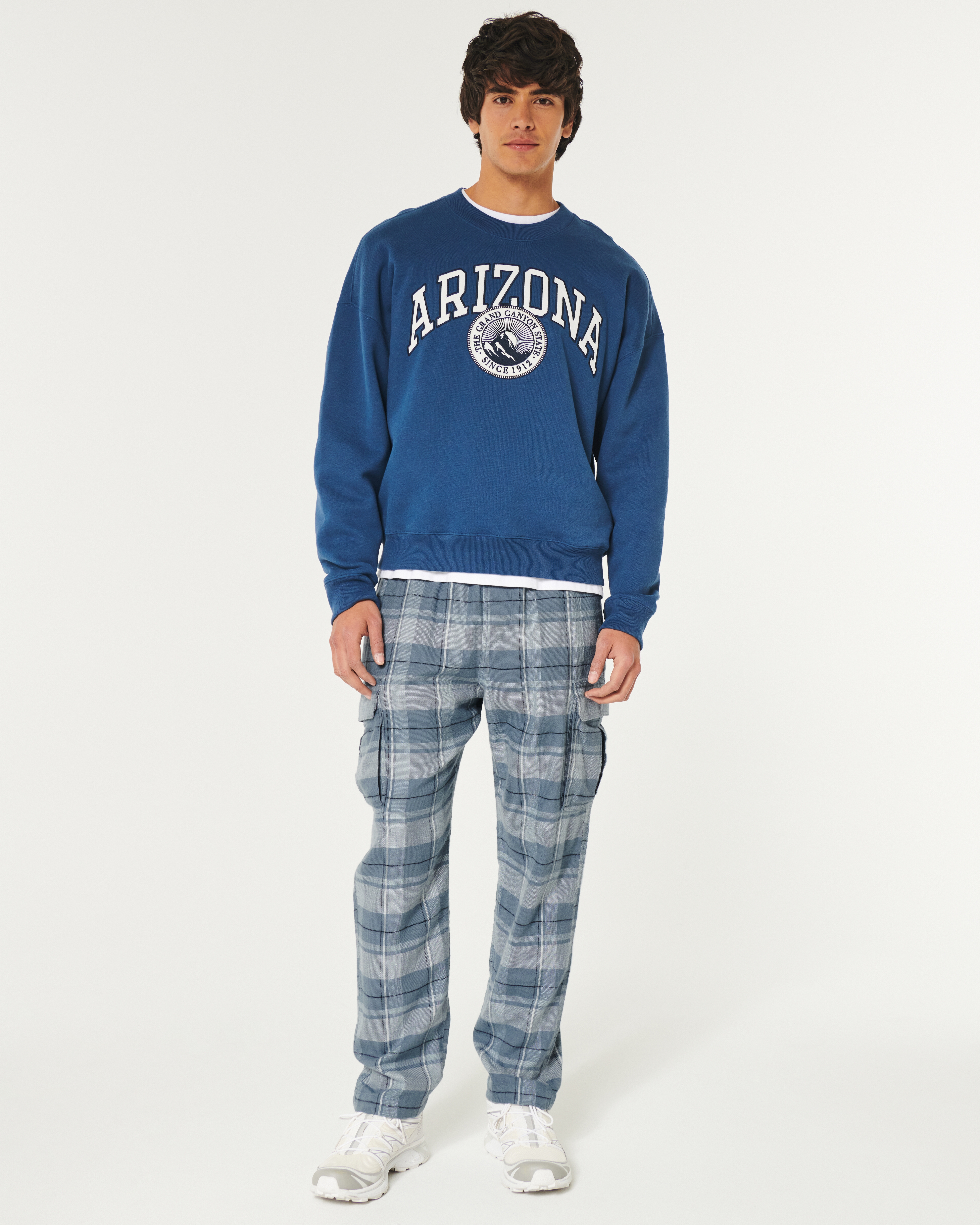 Hollister deals flannel pants