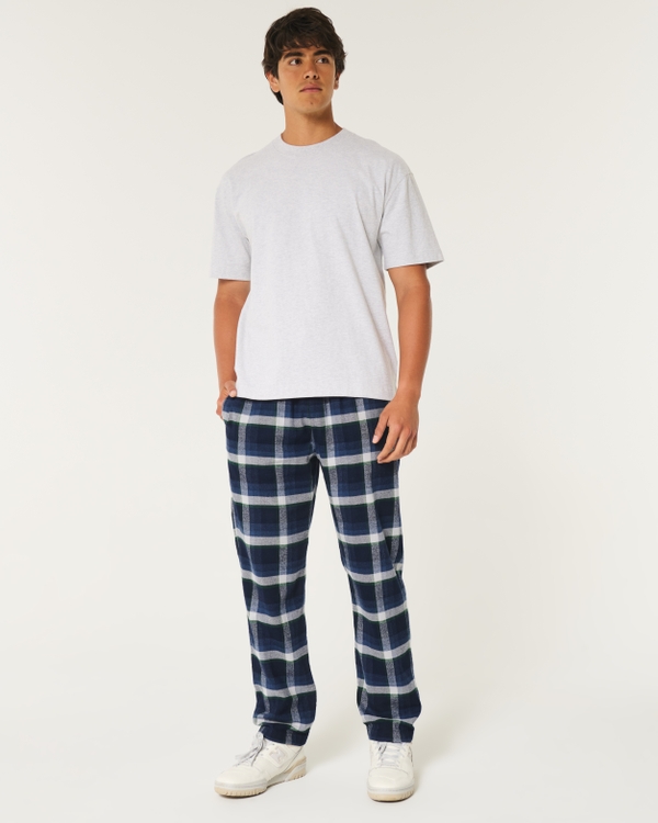 24/7 Flannel Pajama Pants, Navy Plaid