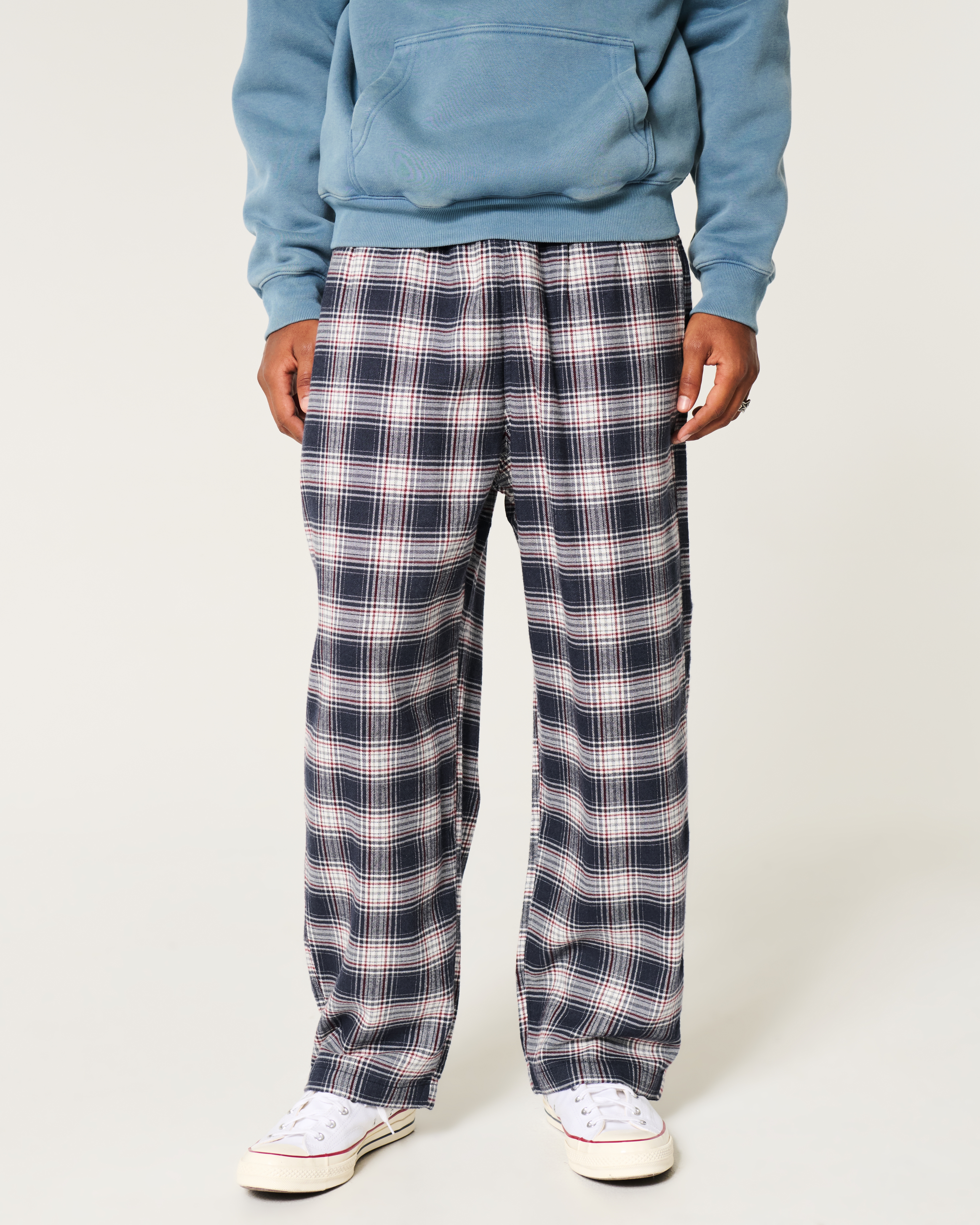 Men s 24 7 Baggy Flannel Pajama Pants Men s Bottoms HollisterCo