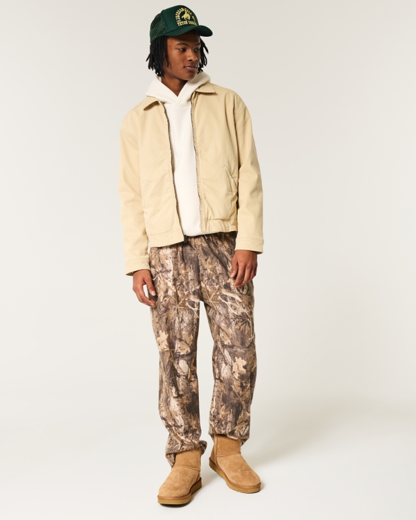 24/7 Baggy Flannel Pajama Pants, Brown Camo view 1