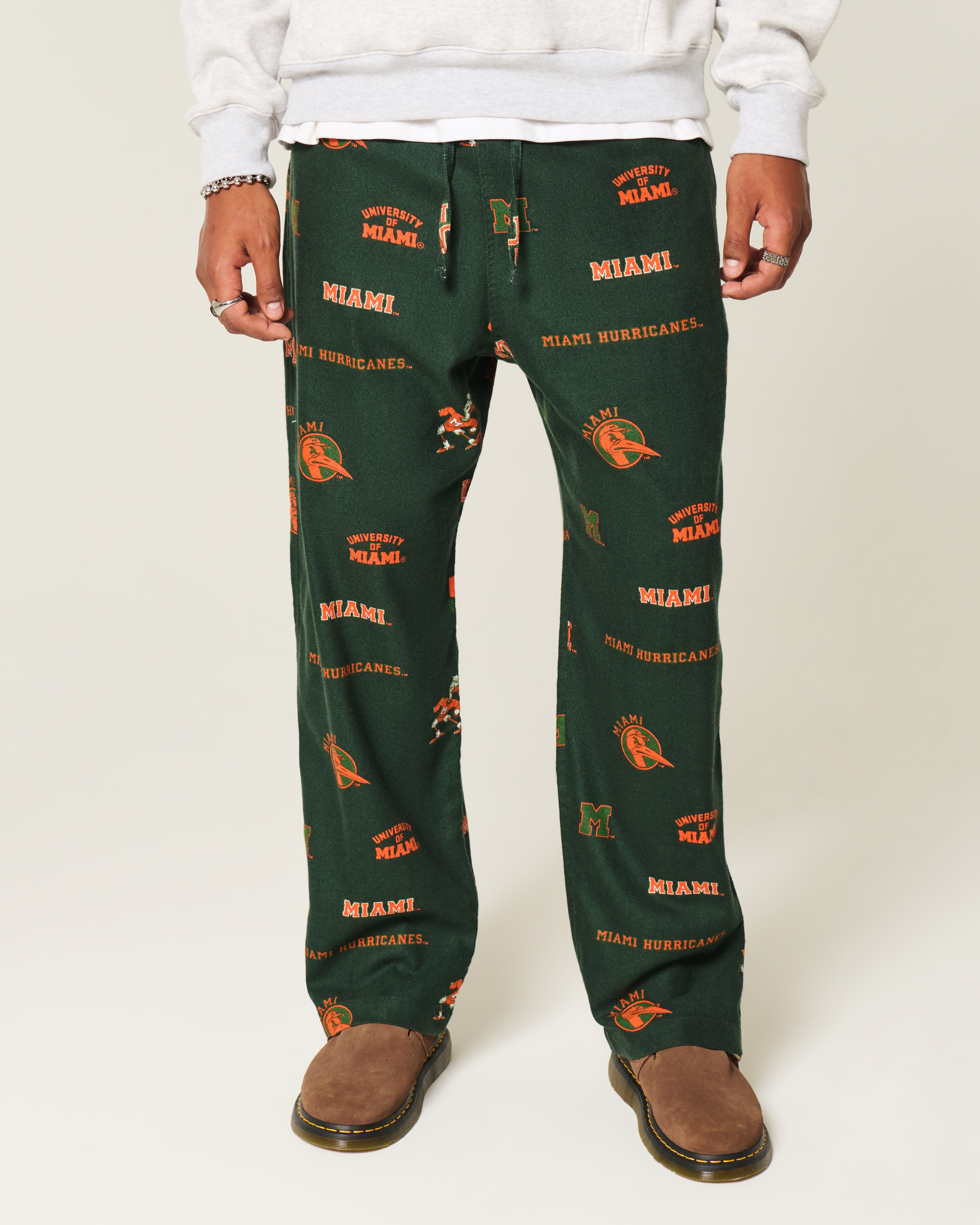 University of Miami HurricanesGraphic Flannel Pants