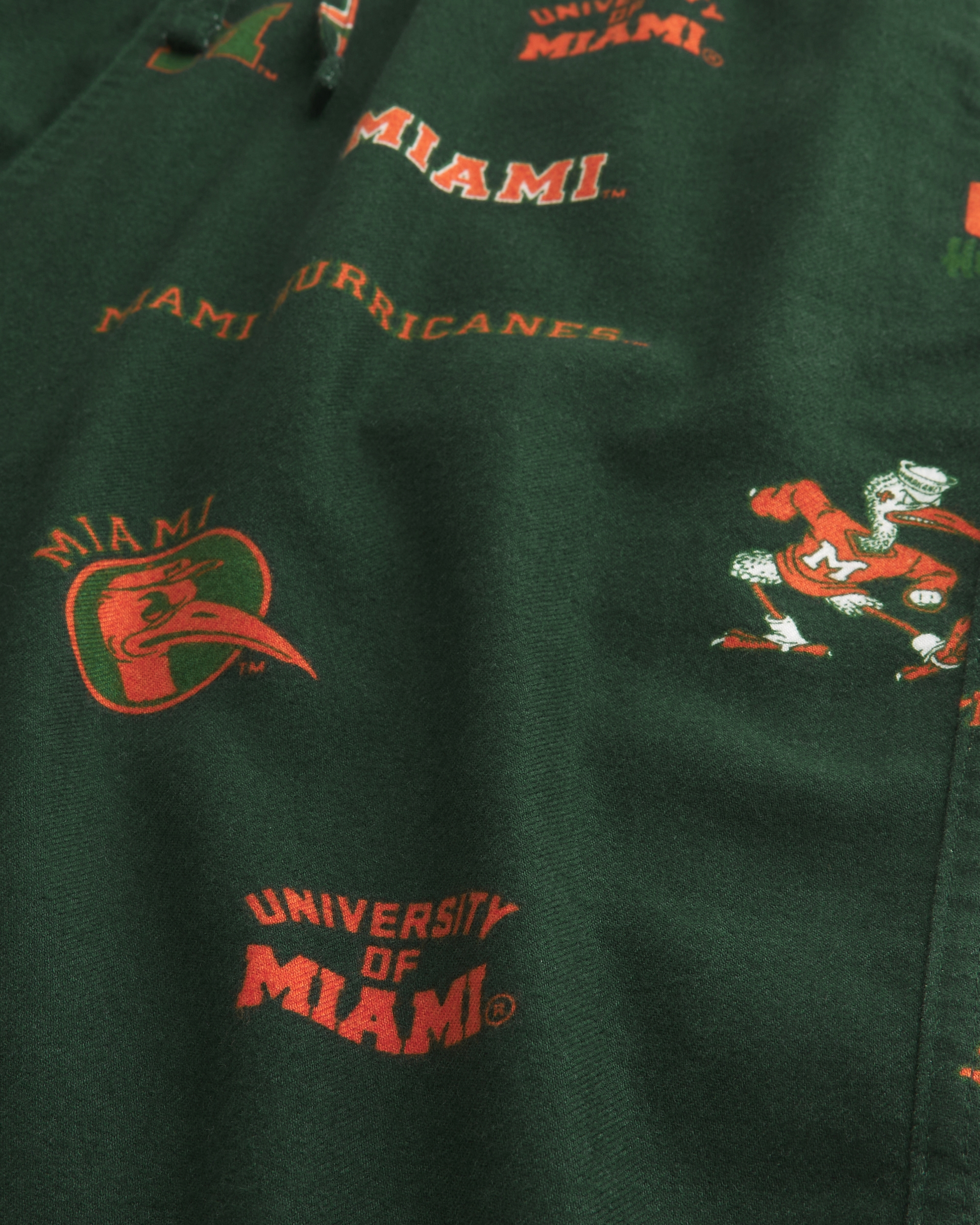 University of Miami HurricanesGraphic Flannel Pants