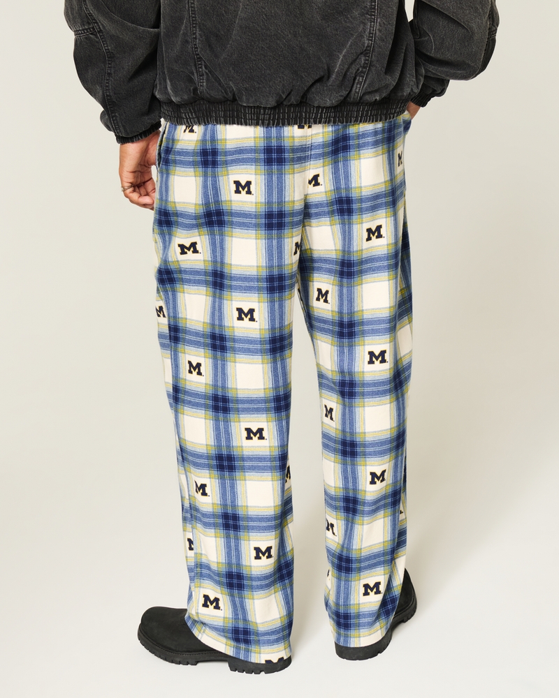 University of Michigan Wolverines Graphic Flannel Pants