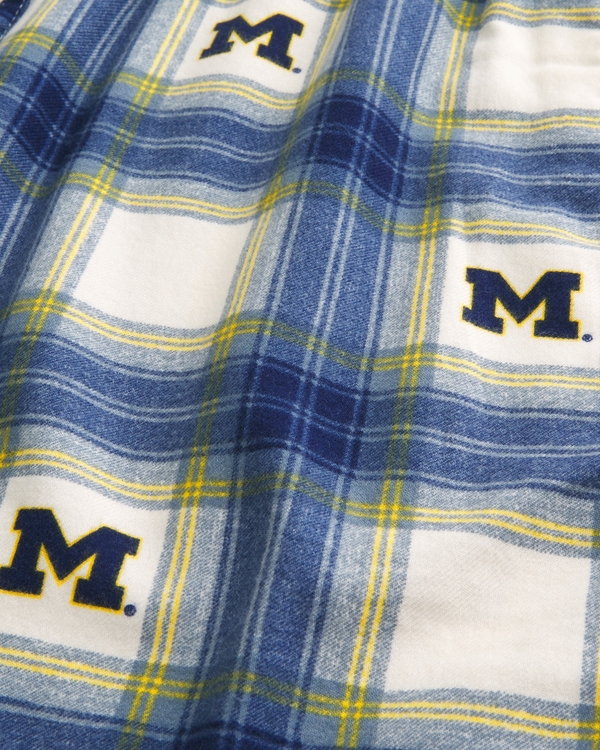 University of Michigan Wolverines Graphic Flannel Pants