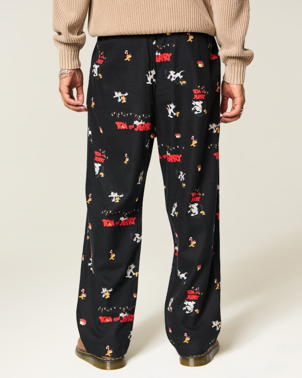 Tom and Jerry Graphic Flannel Pajama Pants