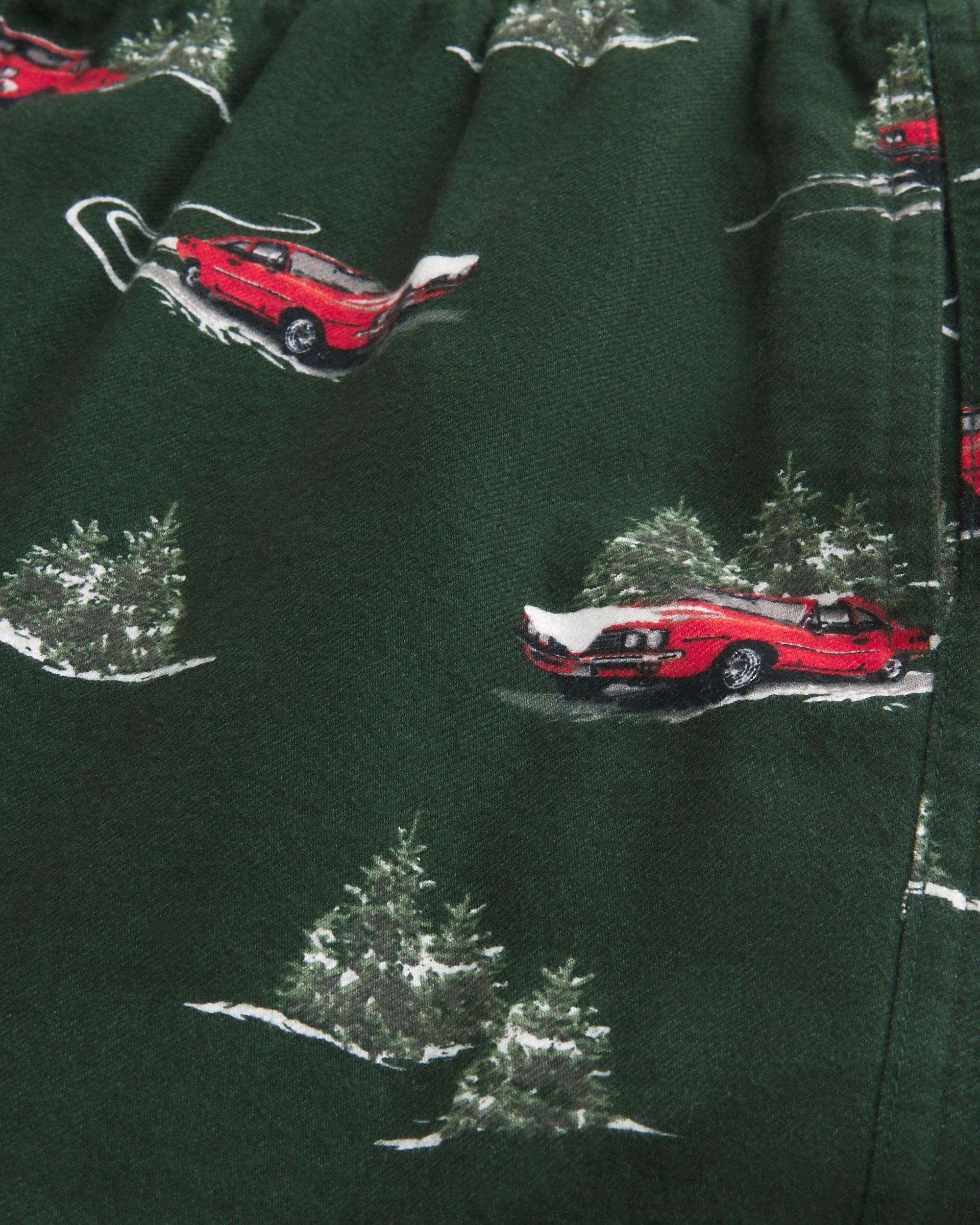 Car Graphic Flannel Pajama Pants