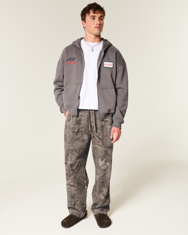 Waffle Lounge Pants, Brown Camo view 1