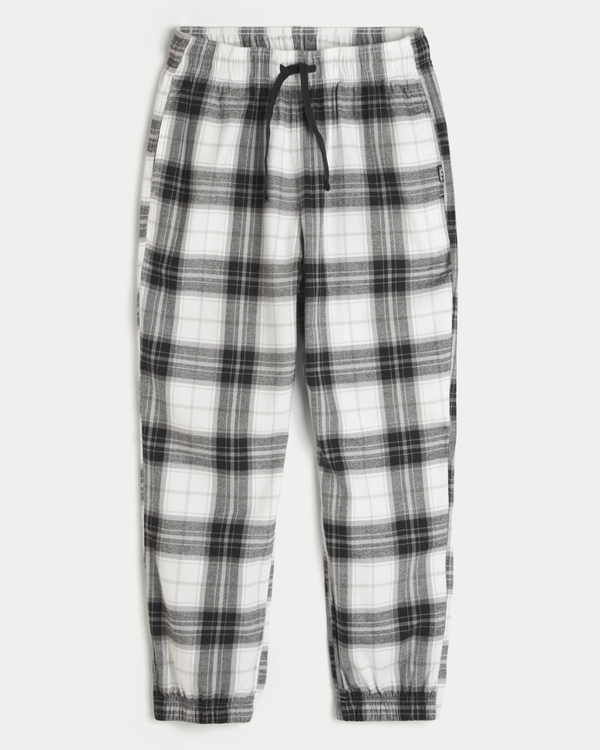 Relaxed Cinch Flannel Pants