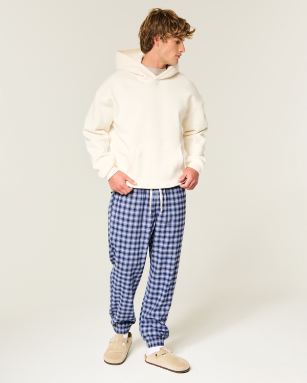 Relaxed Cinch Flannel Pants