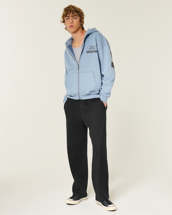 Thermal Lounge Pants, Black view 1