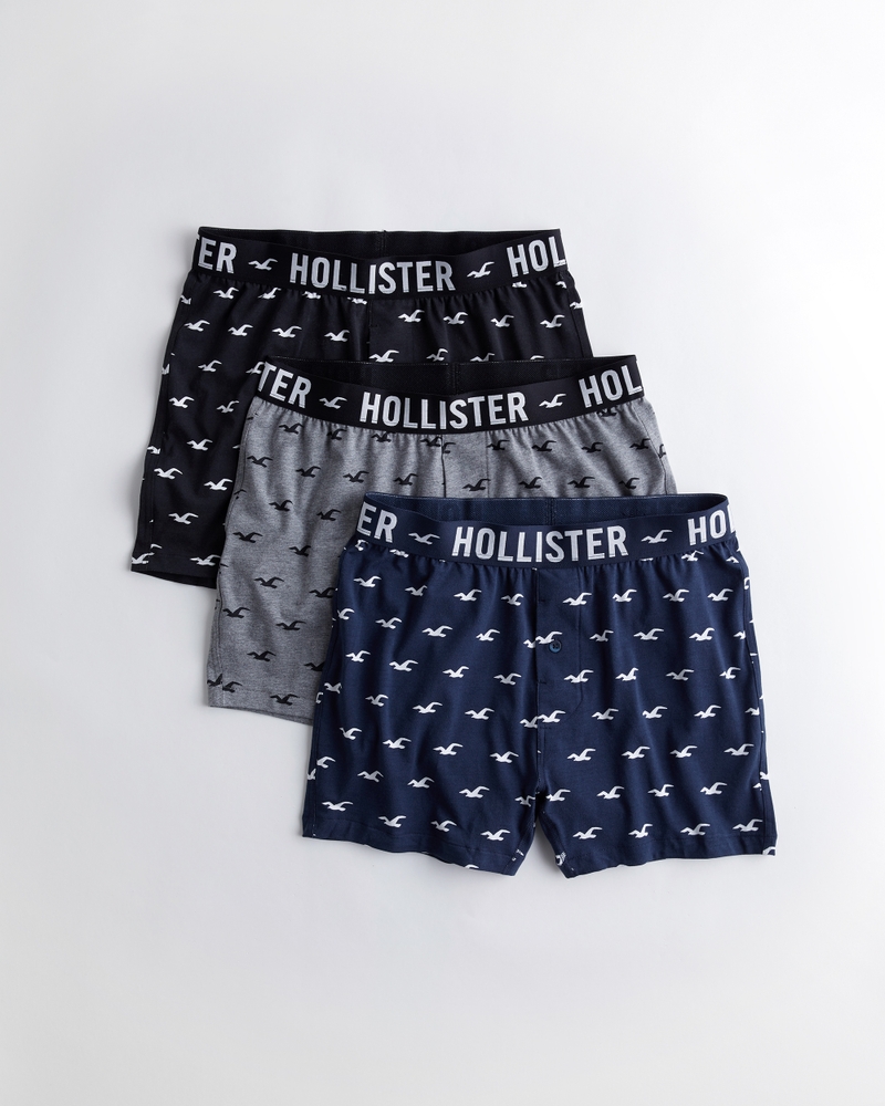 Jungs Strick Boxershorts 3er Pack Jungs Nachtwasche Und Freizeitmode Hollisterco Com