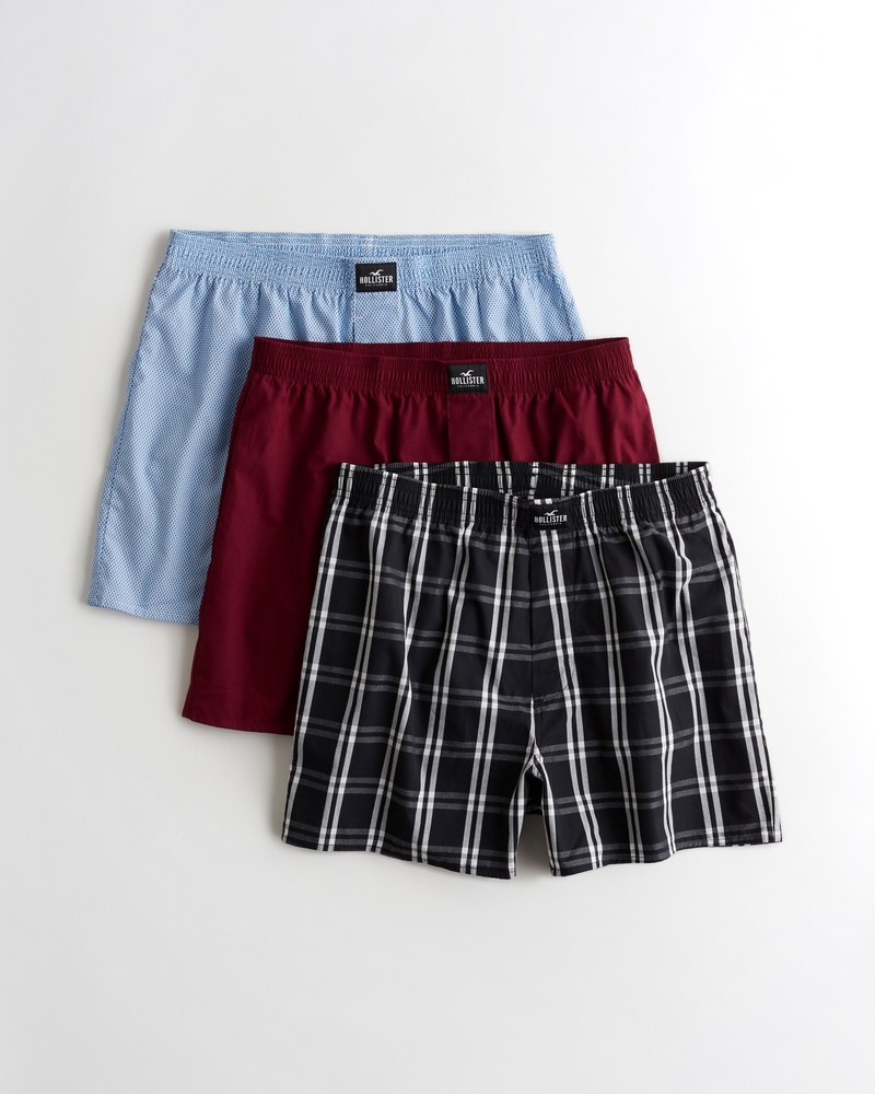 Men's Woven Boxer 3Pack Men's Clearance