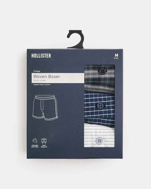 Woven Boxer 3-Pack, Multi view 1