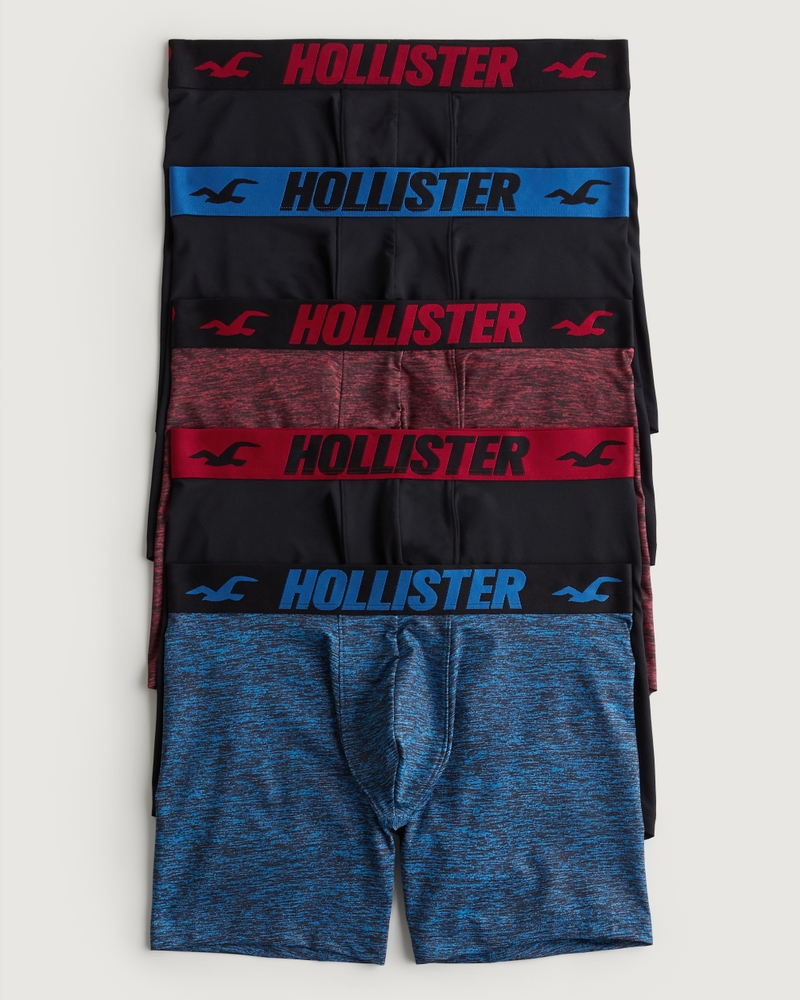 Hollister Men Classic Trunk 5-Pack Boxers Briefs Size L