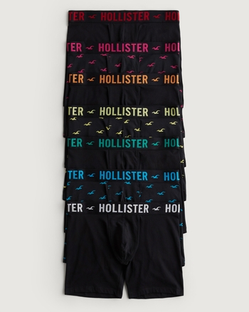 Hollister pattern boxers in black