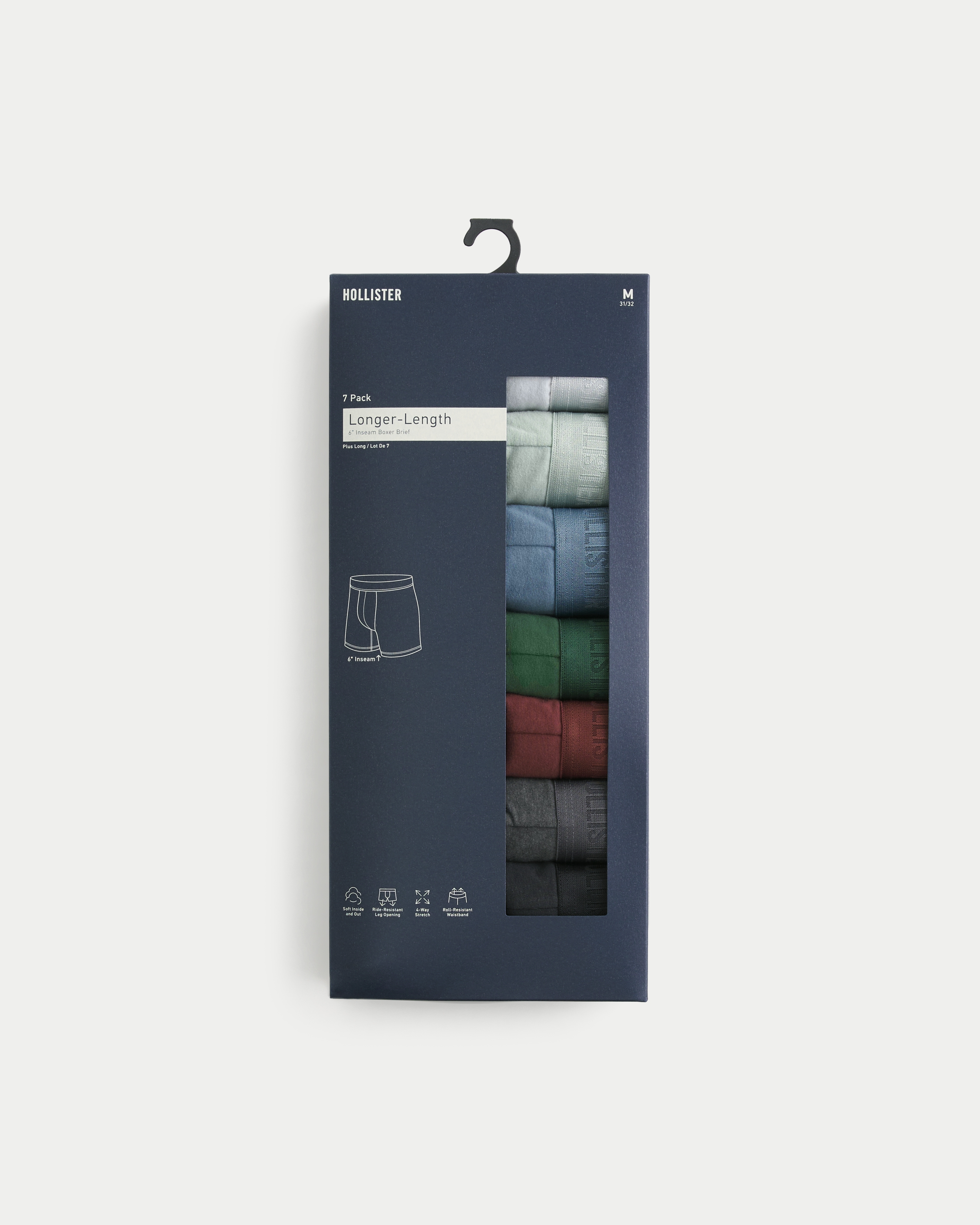 Longer-Length Boxer Brief 7-Pack