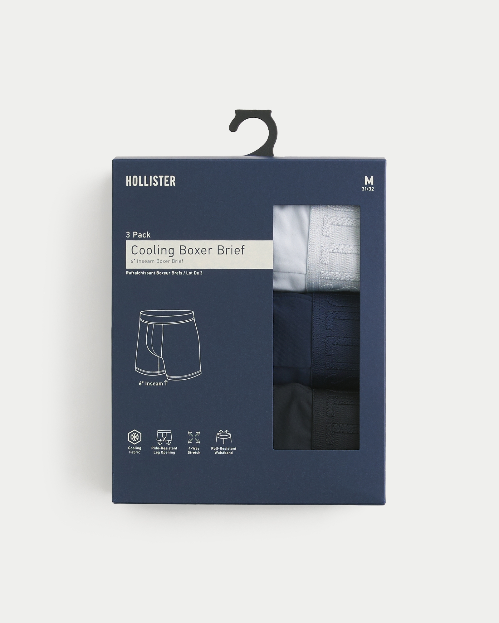 Longer-Length Cooling Boxer Brief 5-Pack