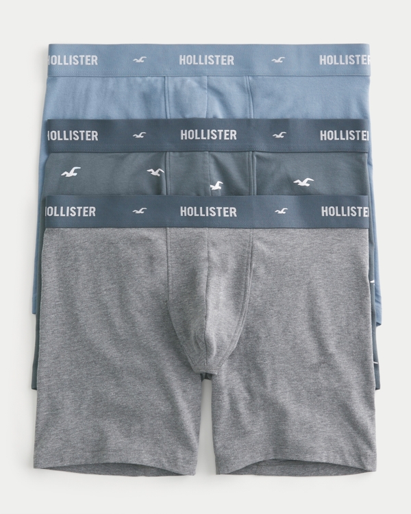 Hollister California Men's 100% Cotton Woven Boxers (3, 4 or 5-Packs) (4  Inseam) (0860-220, X-Small) at  Men's Clothing store
