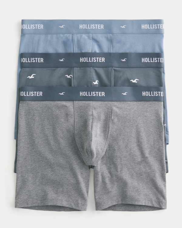 Hollister Gilly Hicks Loose Boxer/ Underwear Light Brown Pattern