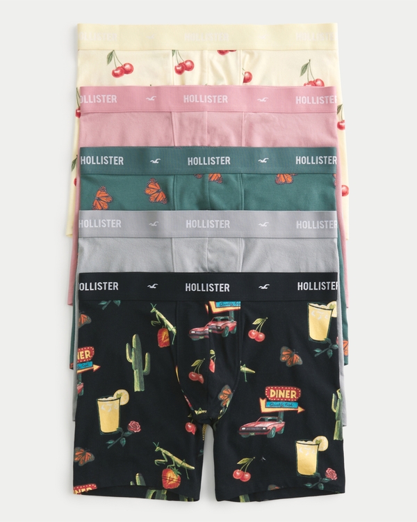 Sleepwear & Loungewear  Hollister Co. Mens Boxer Brief 5-Pack Multi Floral  · AmrWadeaArt