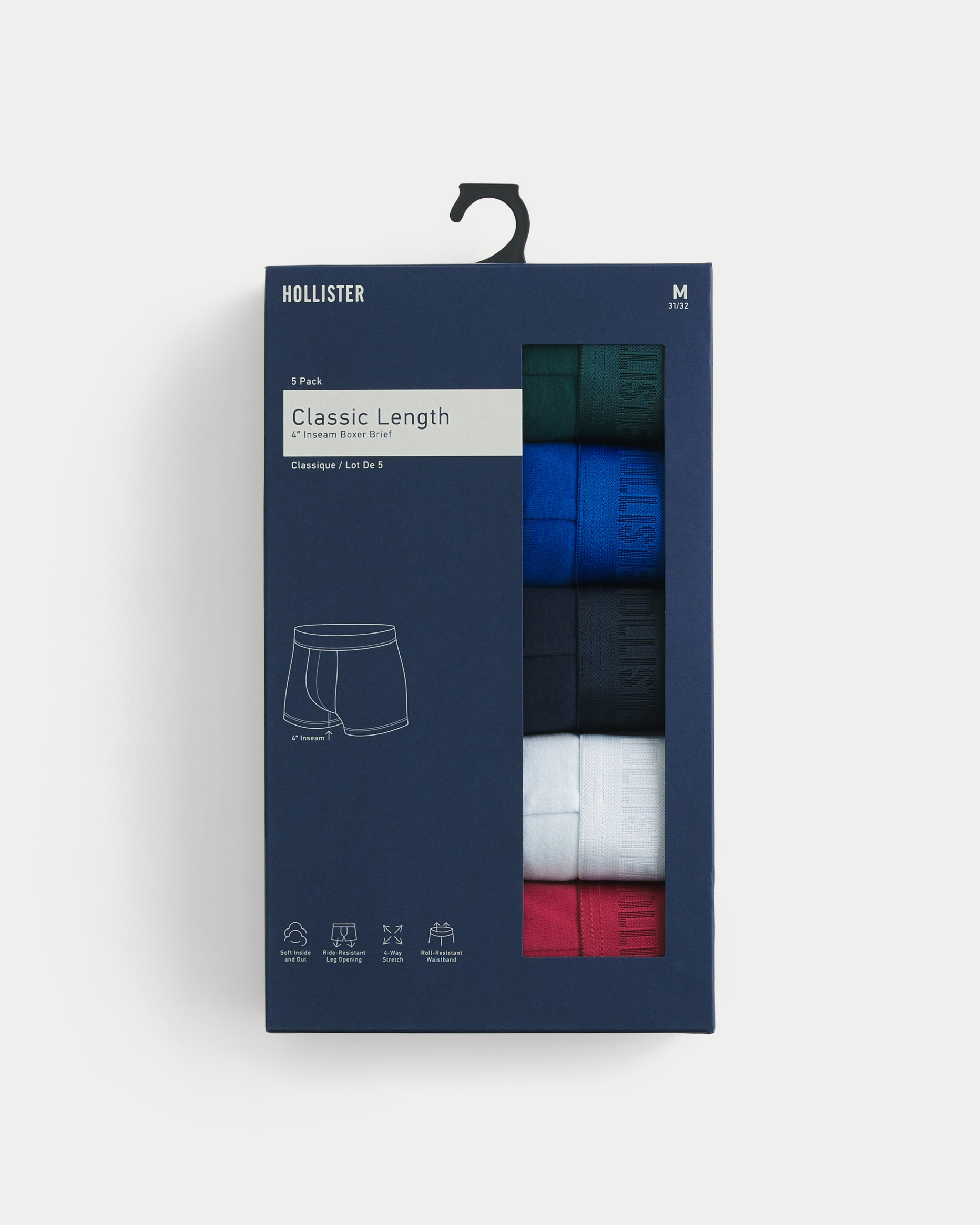 Classic Length Boxer Brief 5-Pack