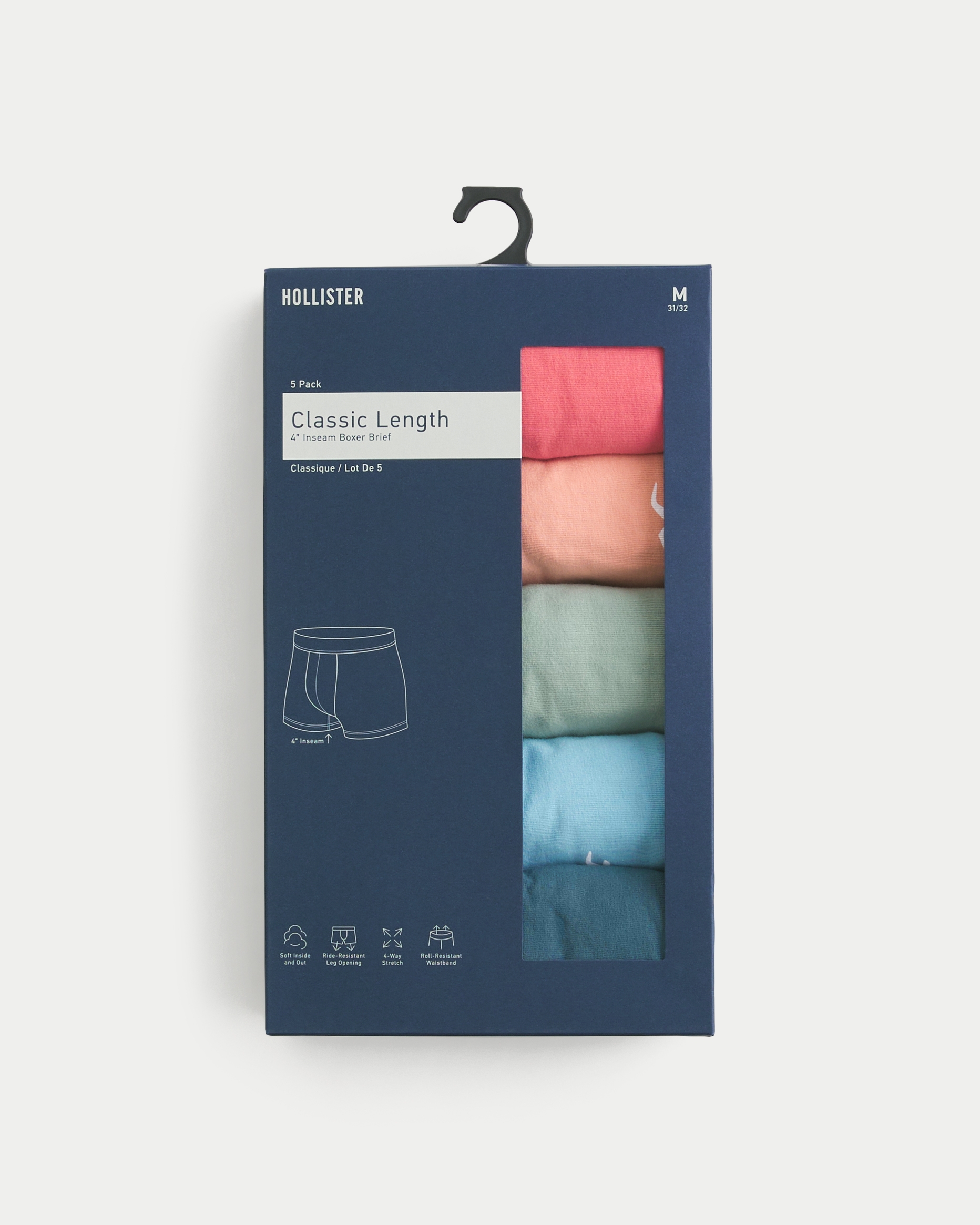 Classic Length Boxer Brief 5-Pack