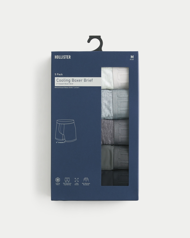 Longer-Length Sport Boxer Brief 5-Pack