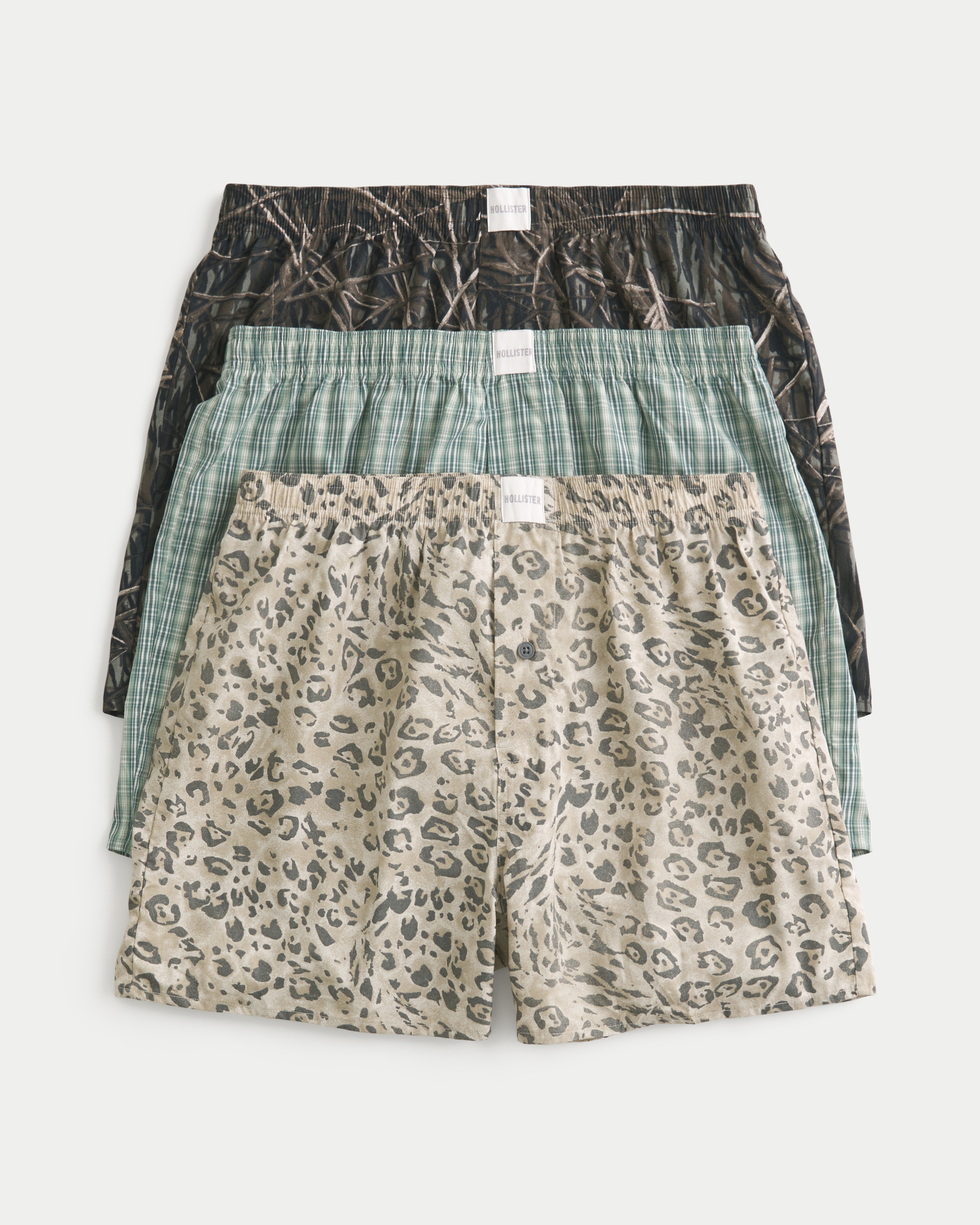 Cotton Boxer Shorts 3-Pack