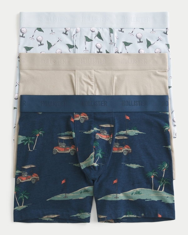 Longer-Length Boxer Brief 3-Pack, Multi view 1