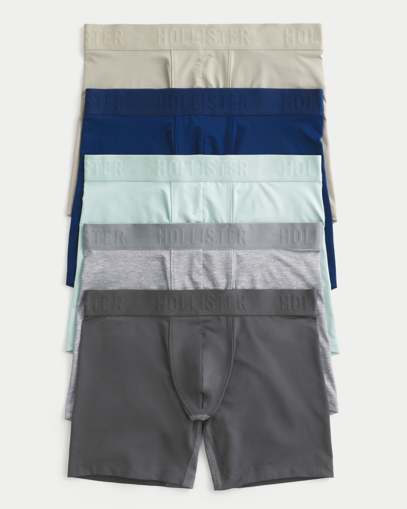 Men's Longer-Length Cooling Boxer Brief 5-Pack | Men's