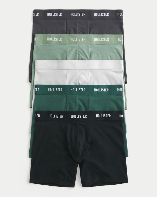Longer-Length Boxer Brief 5-Pack, Multi view 1
