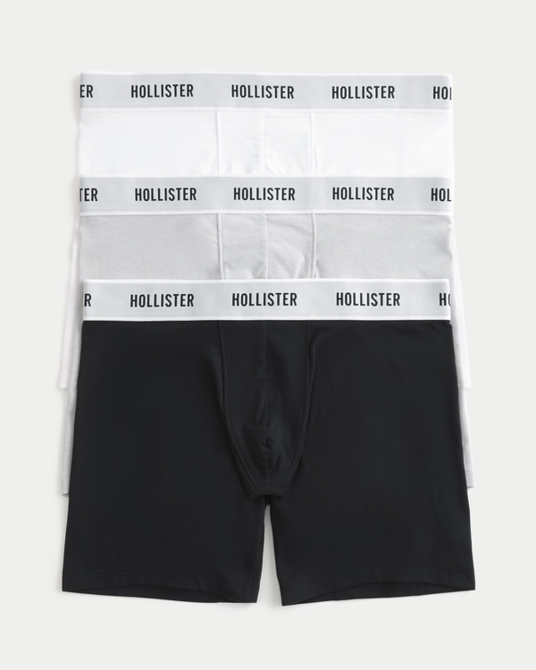 Longer-Length Boxer Brief 3-Pack, Multi view 1