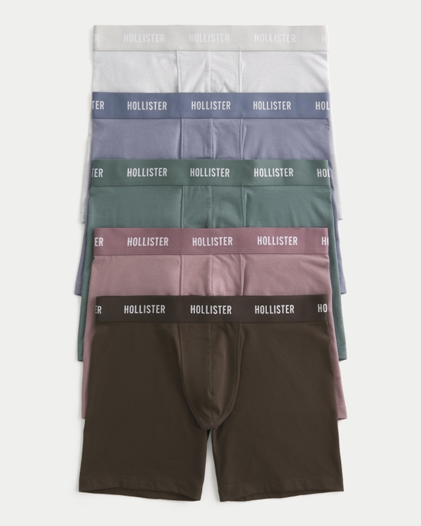 Longer-Length Boxer Brief 5-Pack, Multi view 1