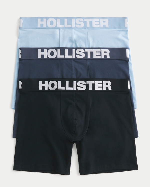 Longer-Length Boxer Briefs 3-Pack, Multi view 1