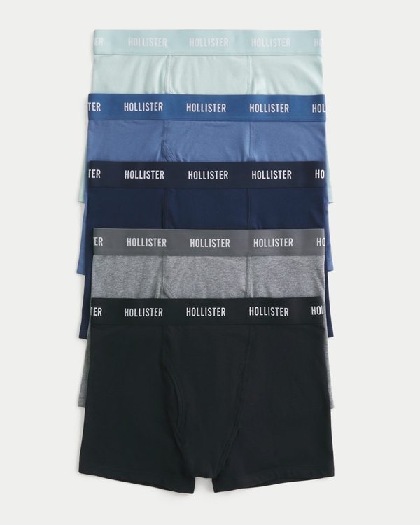 Classic Length Fly Front Boxer Brief 5-Pack, Multi view 1