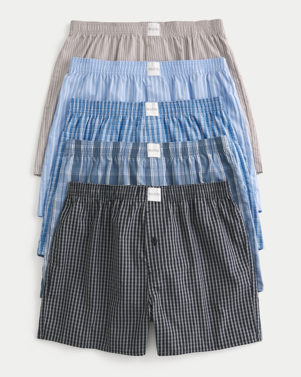 Cotton Boxer Short 5-Pack, Multi view 1