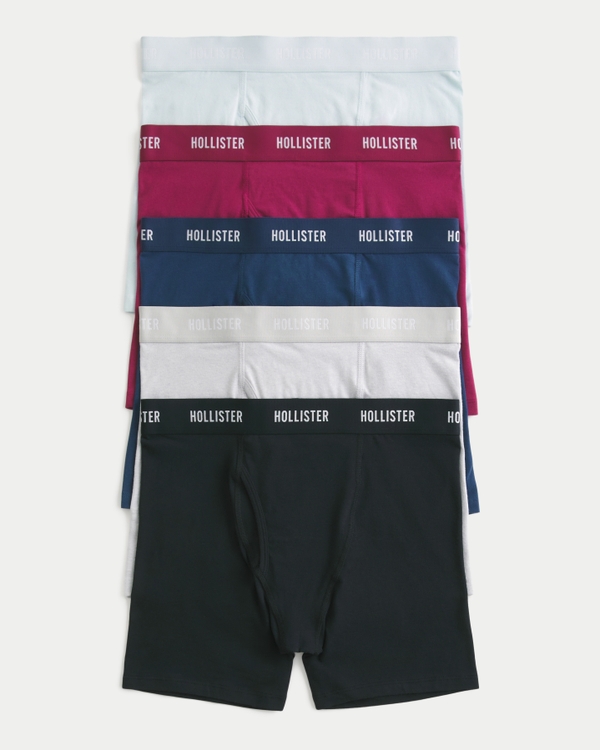 Classic Length Fly Front Boxer Brief 5-Pack, Multi view 1