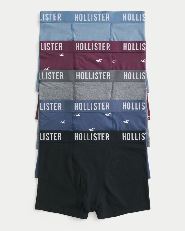 Classic Length Fly-Front Boxer Brief 5-Pack, Multi view 1