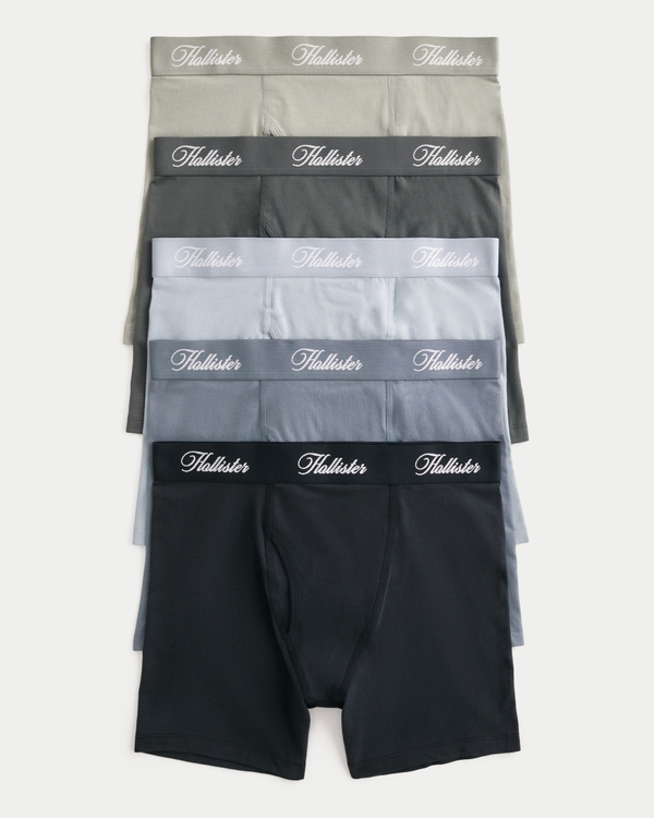 Longer-Length Fly Front Boxer Brief 5-Pack