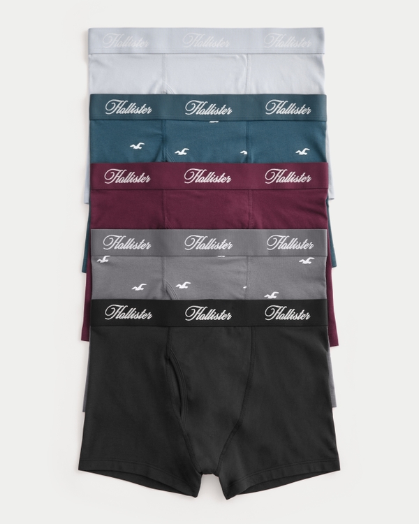Classic Length Fly Front Boxer Brief 5-Pack, Multi view 1