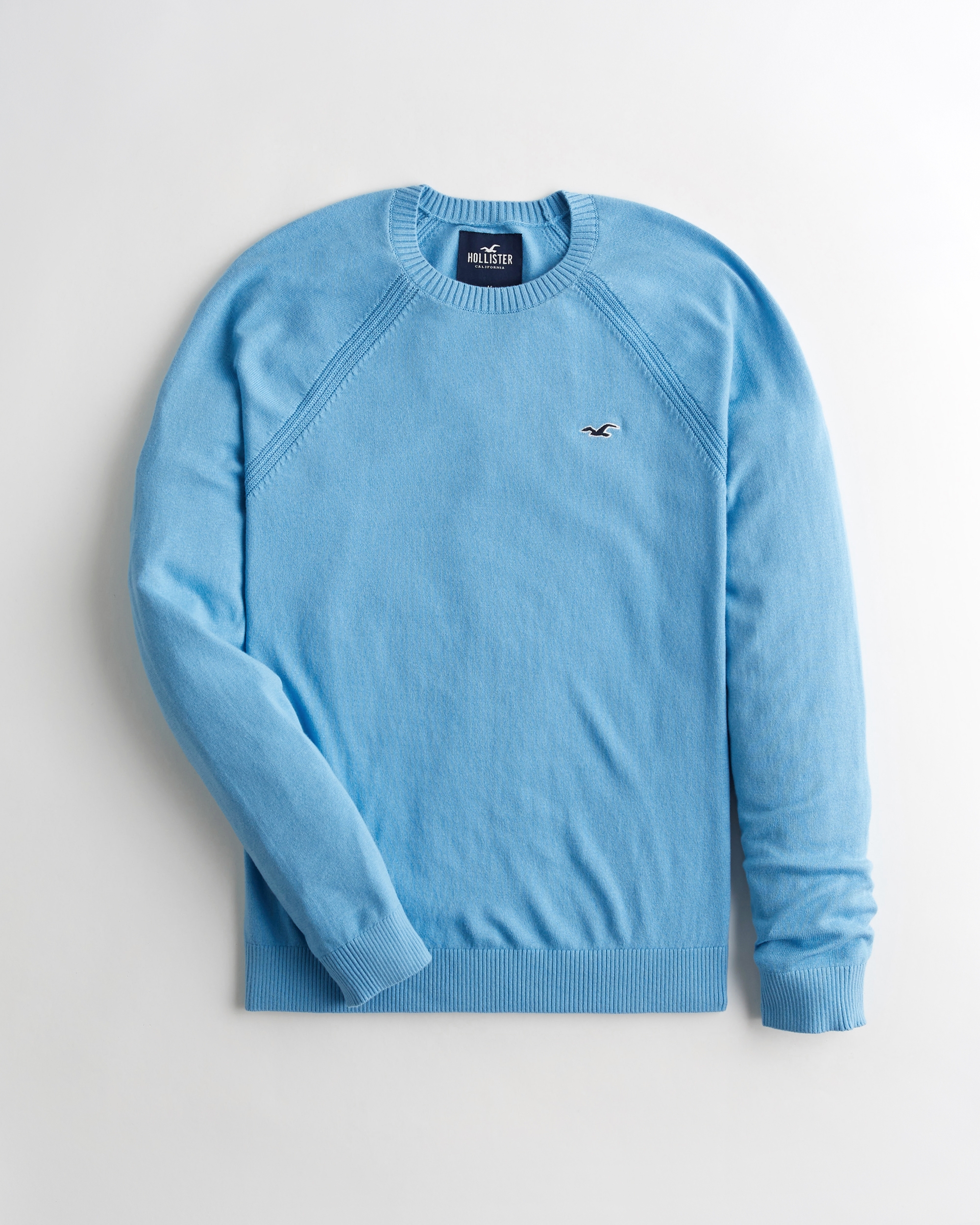 hollister lightweight crewneck sweater