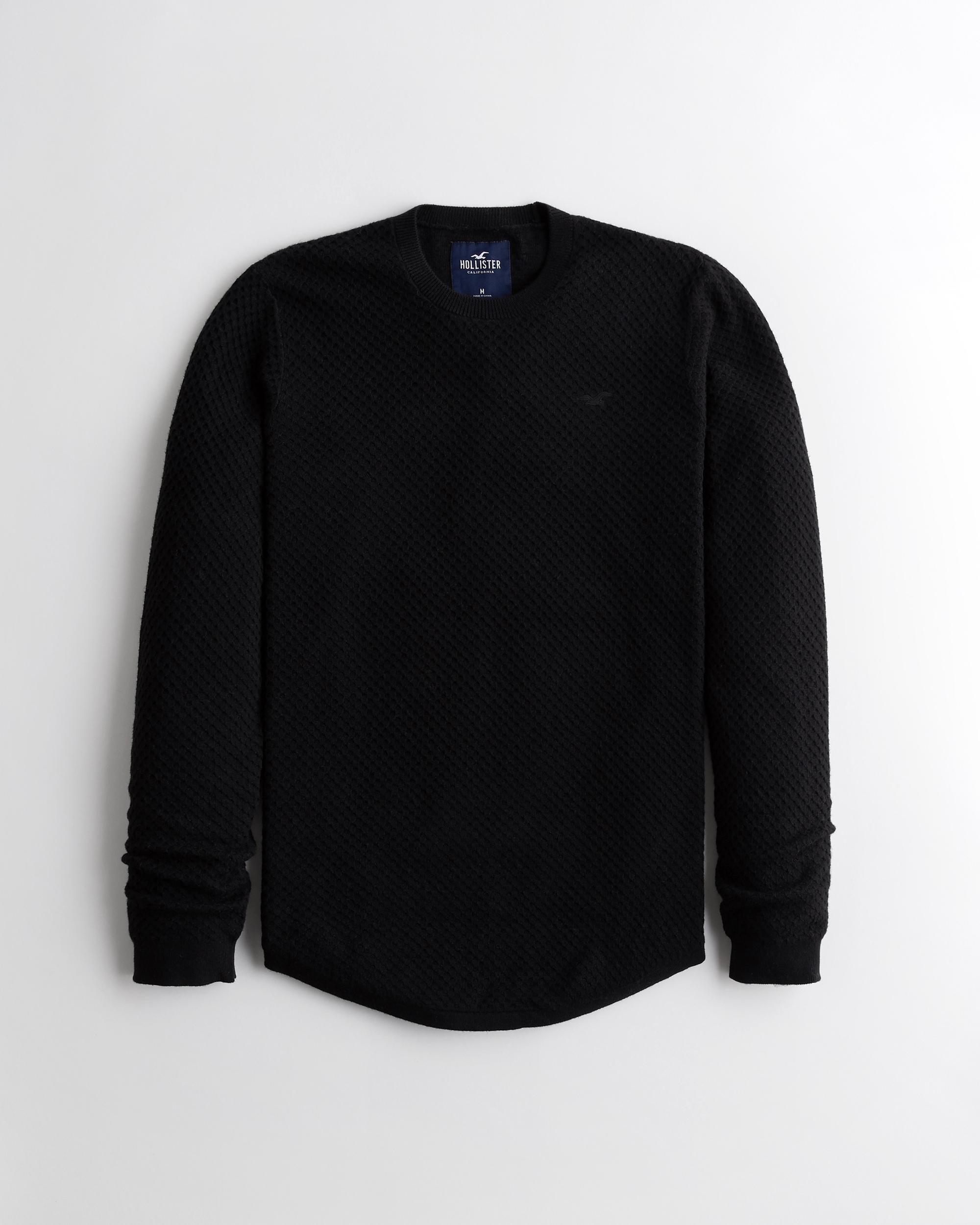 hollister black sweater