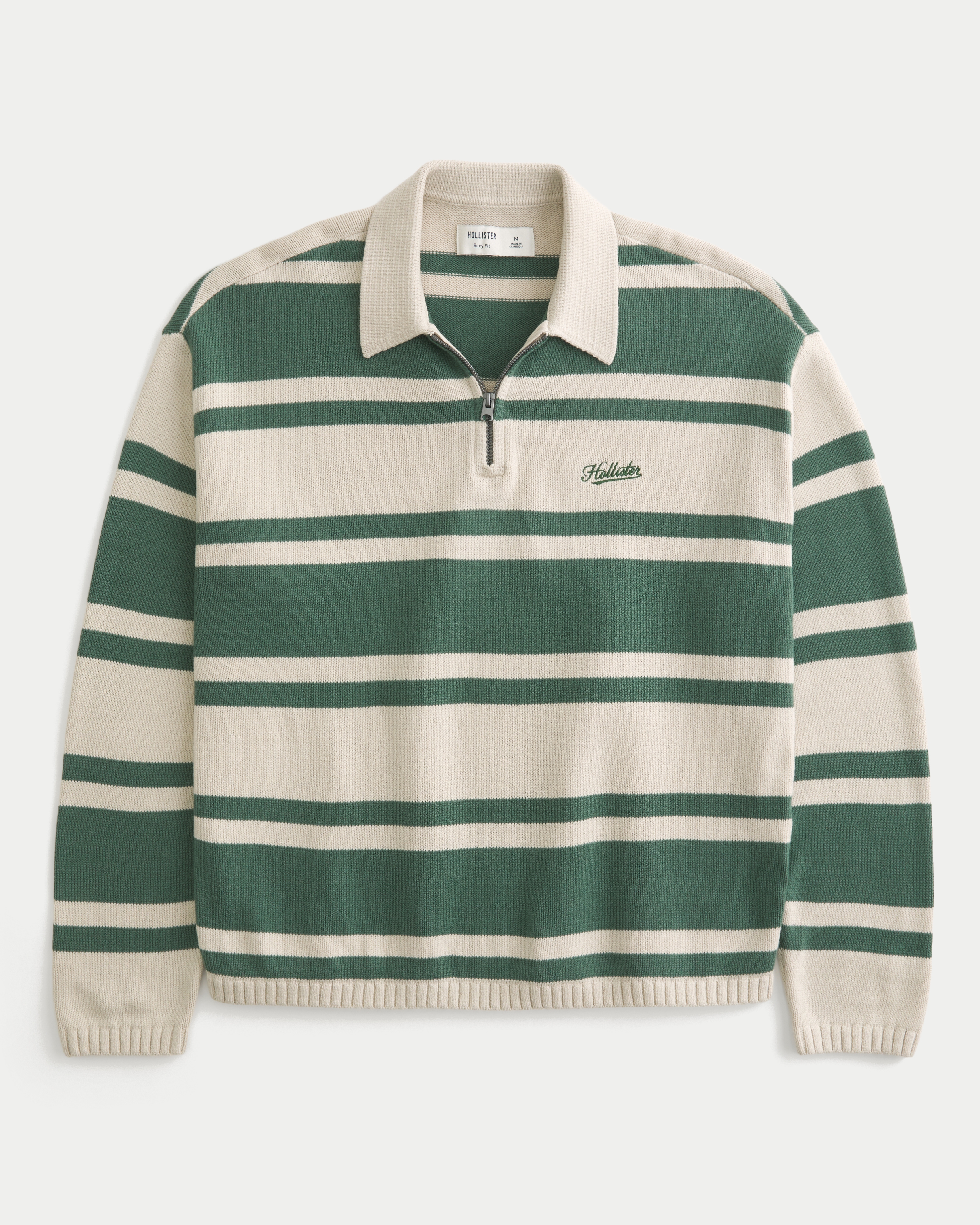 Boxy Logo Sweater Polo