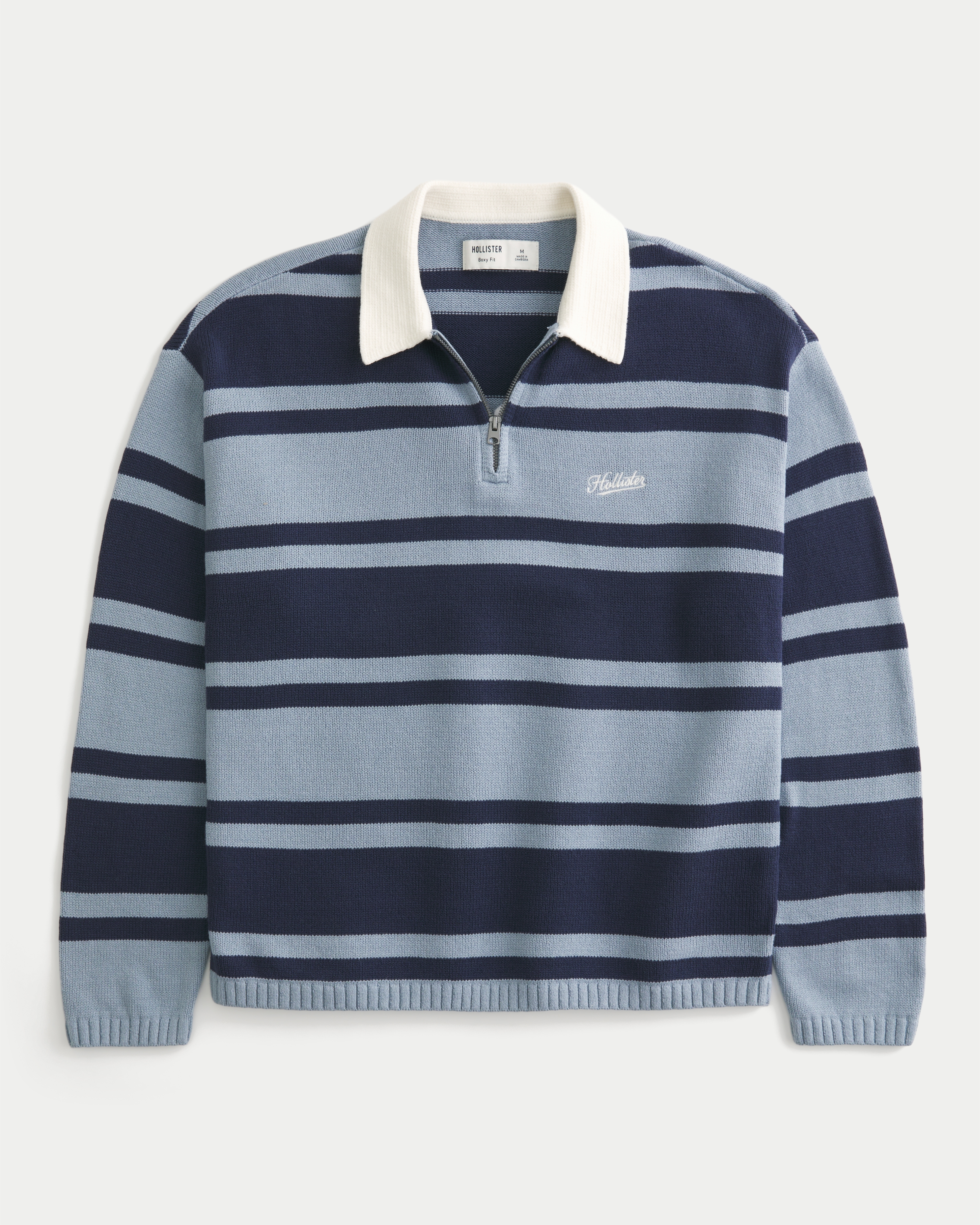Boxy Logo Sweater Polo