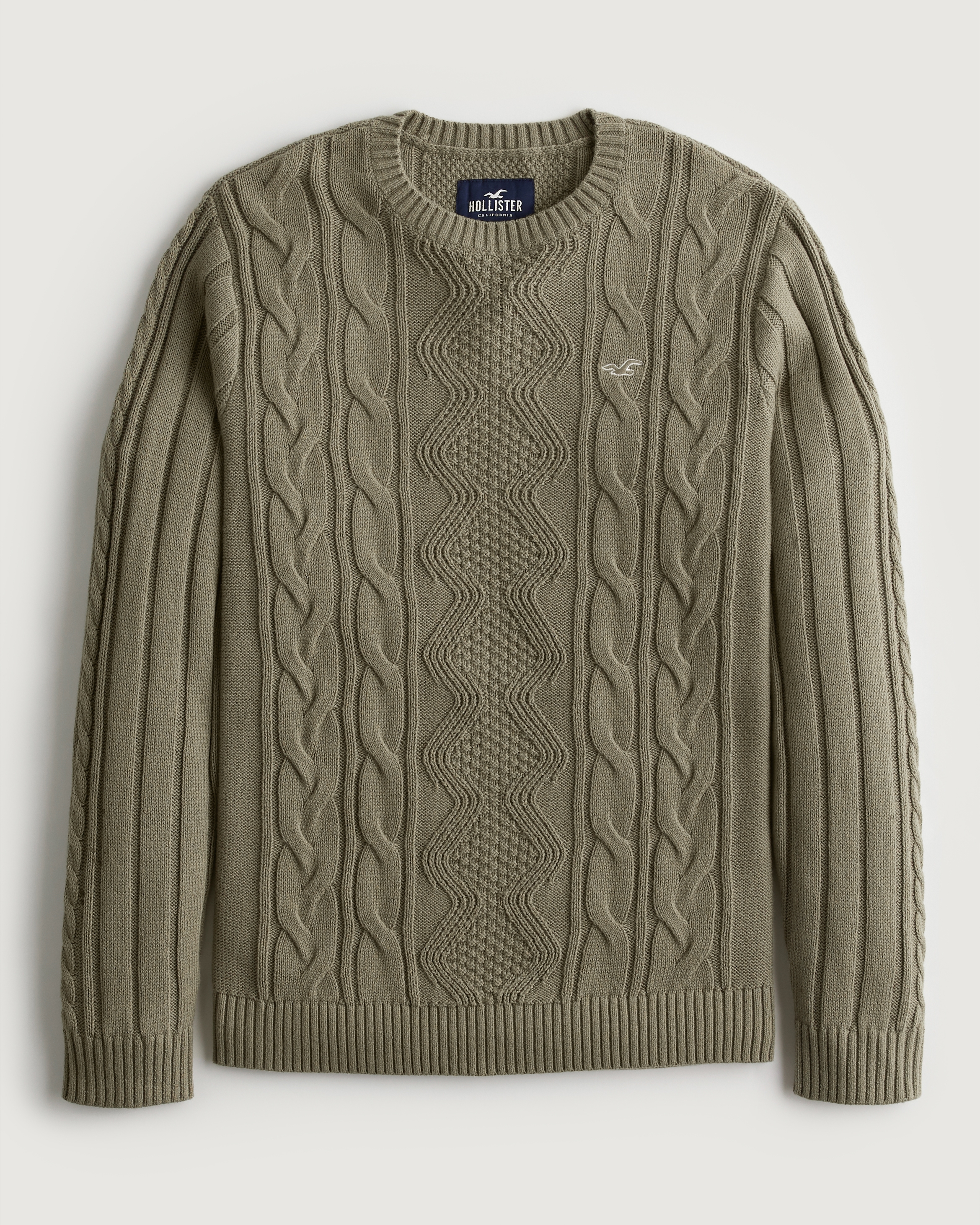 hollister cable cardigan