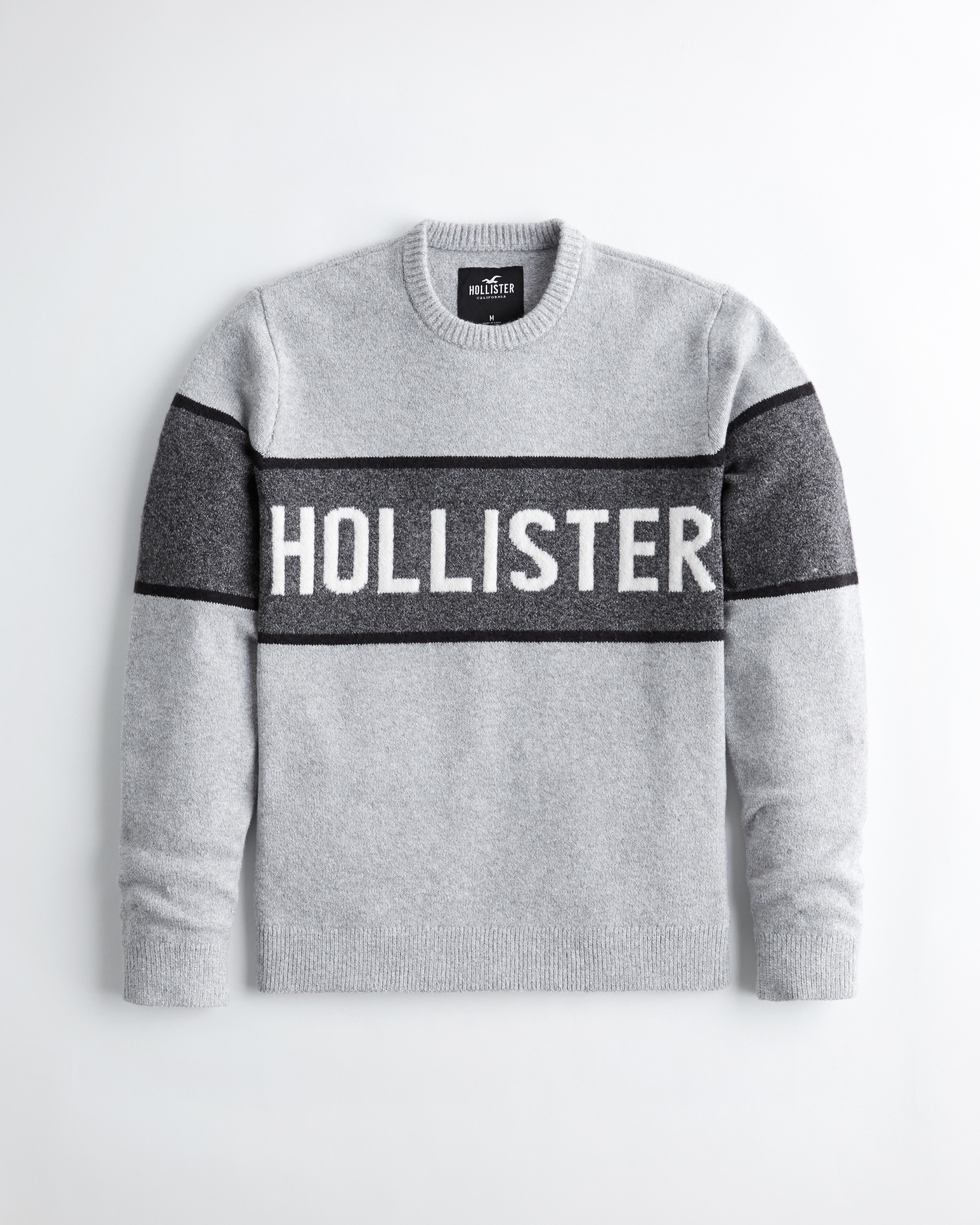 hollister green jumper